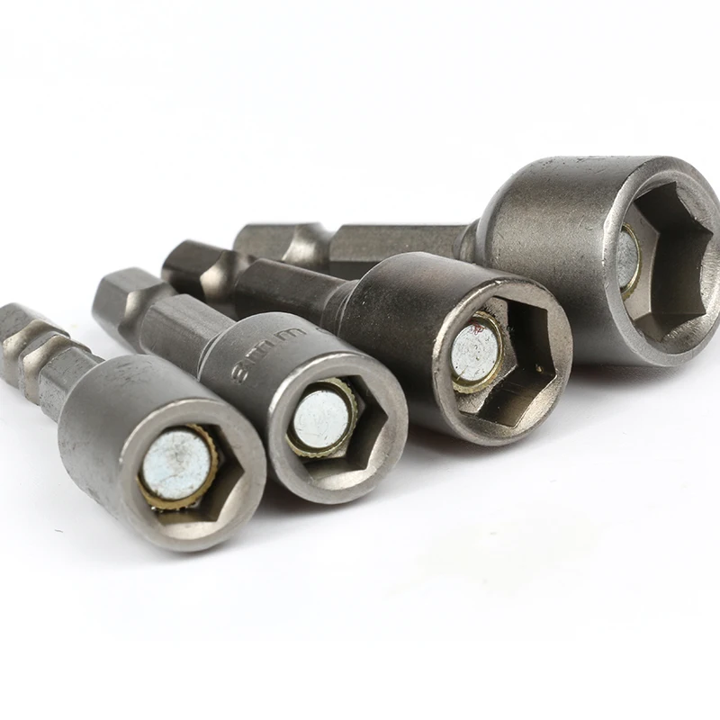 
1/4 Inch Hex Shank Magnetic Nut Driver Screwdriver Socket Bits 