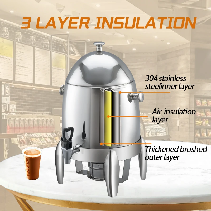 DaoSheng Ex-Factory Price 3 gallon Buffet Drink Beverage Dispenser