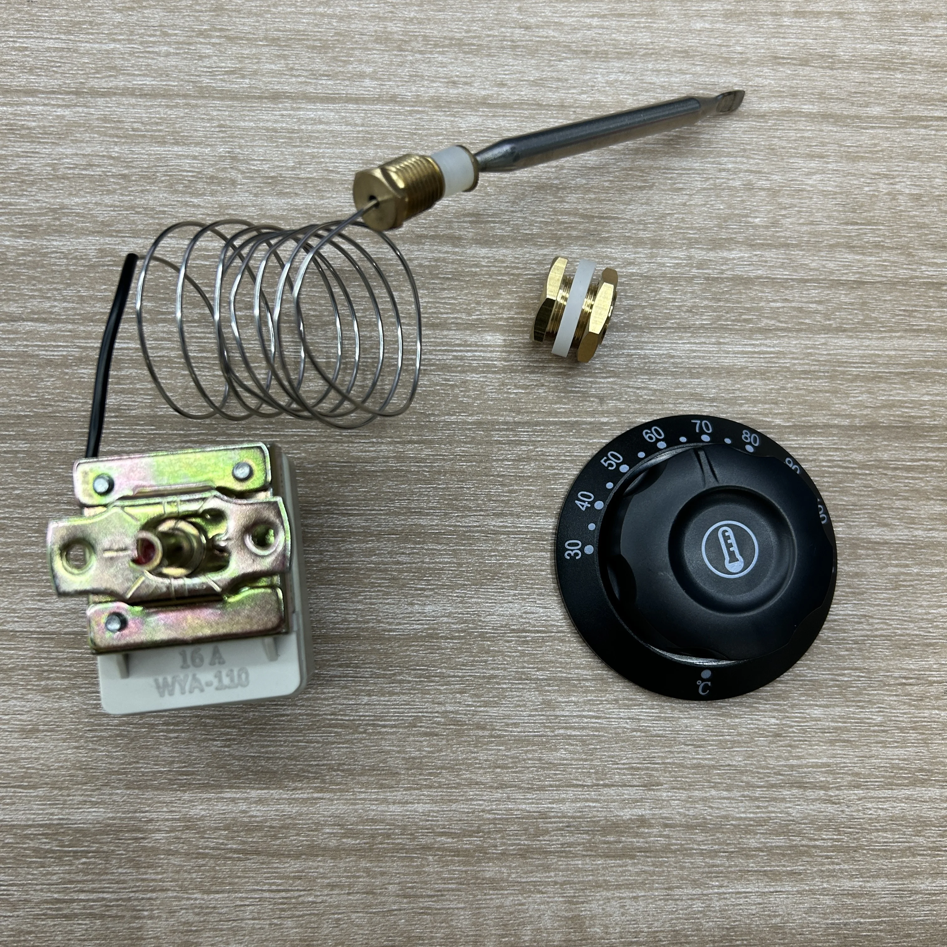 Hullo WYA Water Heater Temperature Control WYA  Liquid Expansion Capillary Thermostat with Screw for Fryer Machine