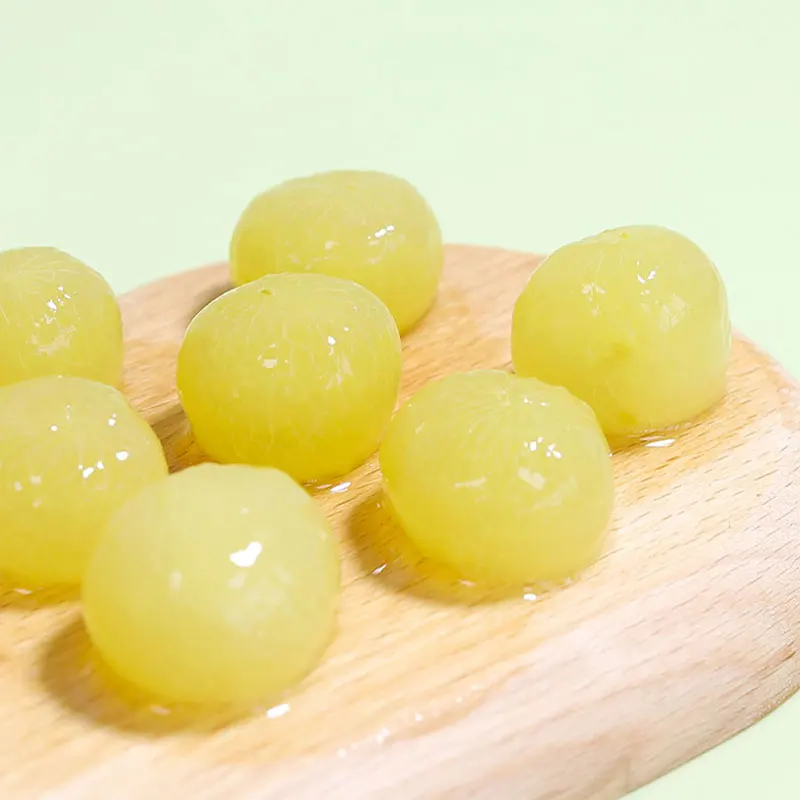 Peeled grape canned suitable for bubble tea or grape flavored drinks 850g wholesale