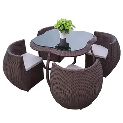 Garden Furniture cane rattan wicker patio set garden table set outdoor garden furniture set
