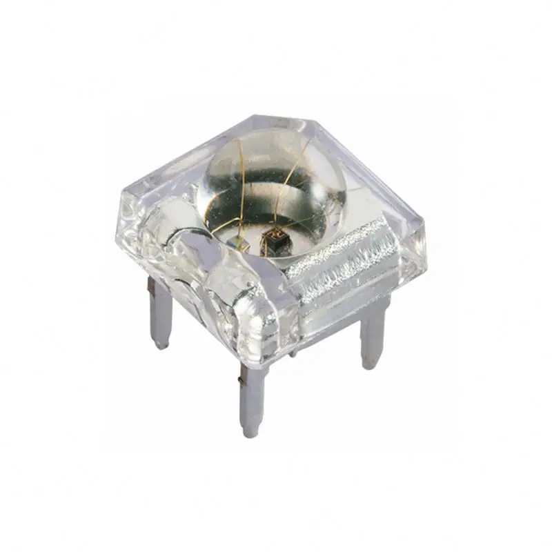 Светодиоды Piranha 5 мм, 4 контакта, светоизлучающие диоды, чистый зеленый, яркий цвет, 3 в, индикатор «сделай сам», погружение в печатную плату