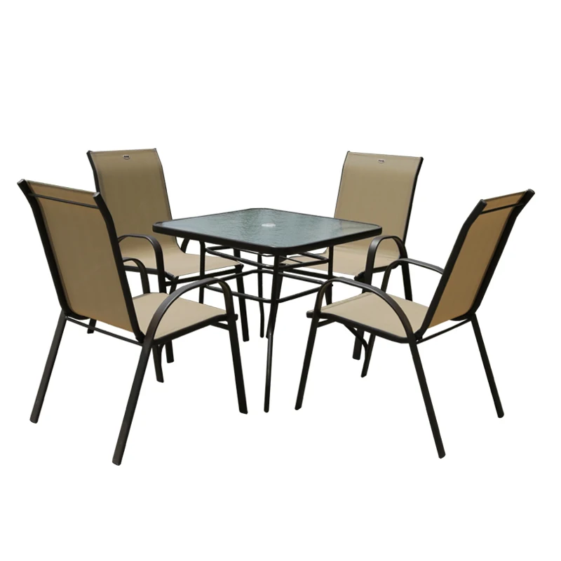 садовая мебель наборы обеденный стул квадратный стол 4 местный стол садовая мебель патио садовая мебель 5 шт. садовый набор