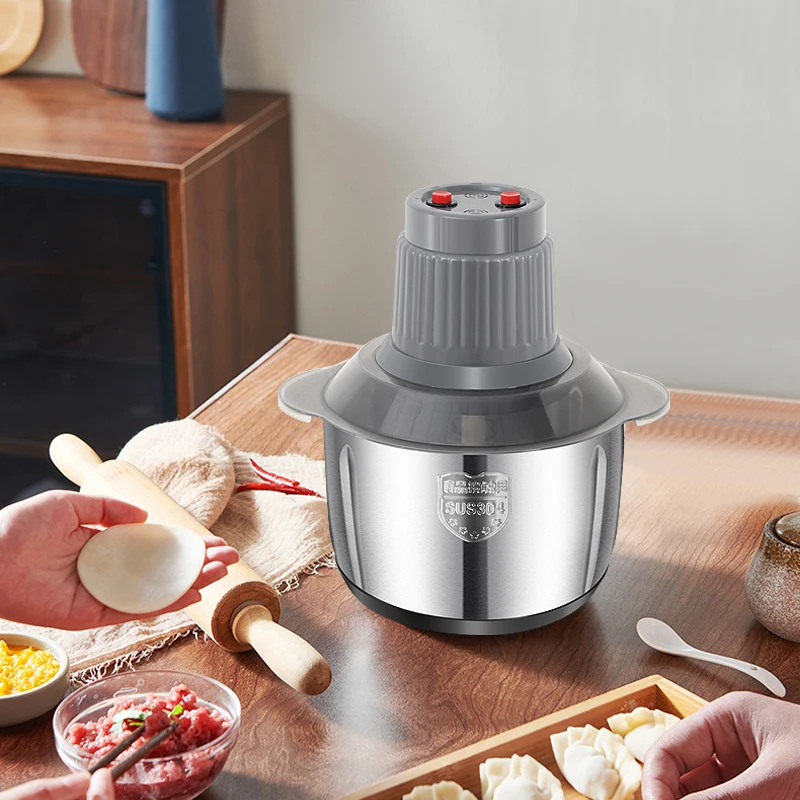 Cheap home kitchen mini food chopper fufu mix 3L pouning machine meat grinder
