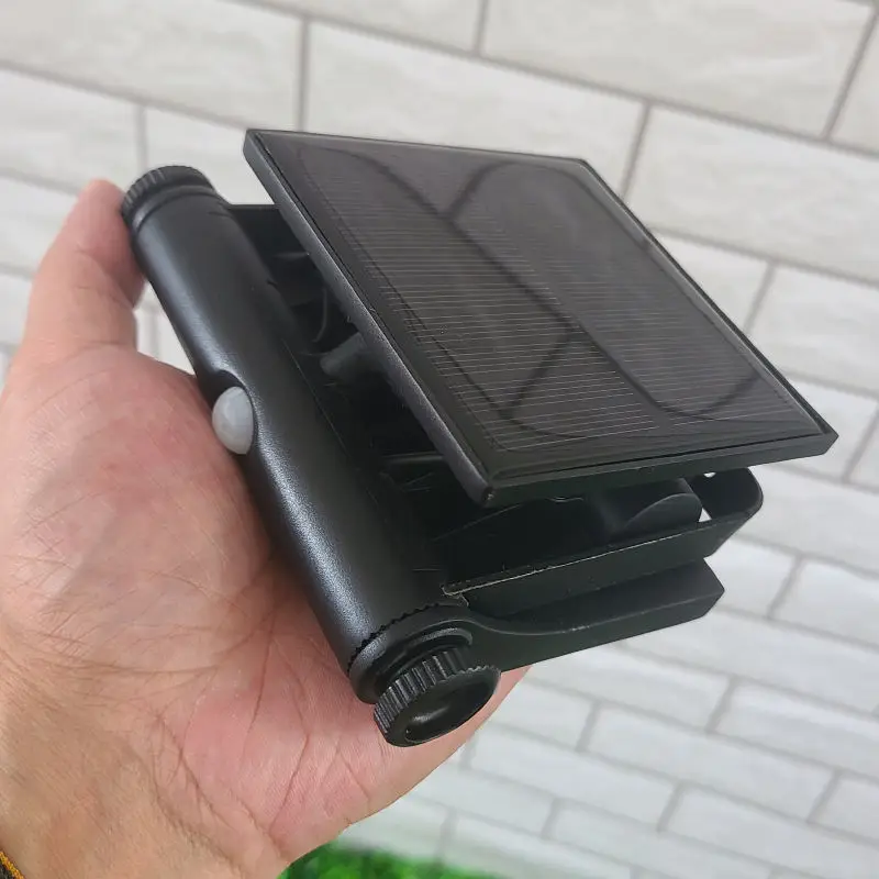 Newest Design Outdoor Super Bright Solar Garden Motion Sensor Light Wall Fixture Flood Light for Yard Pathway Garage