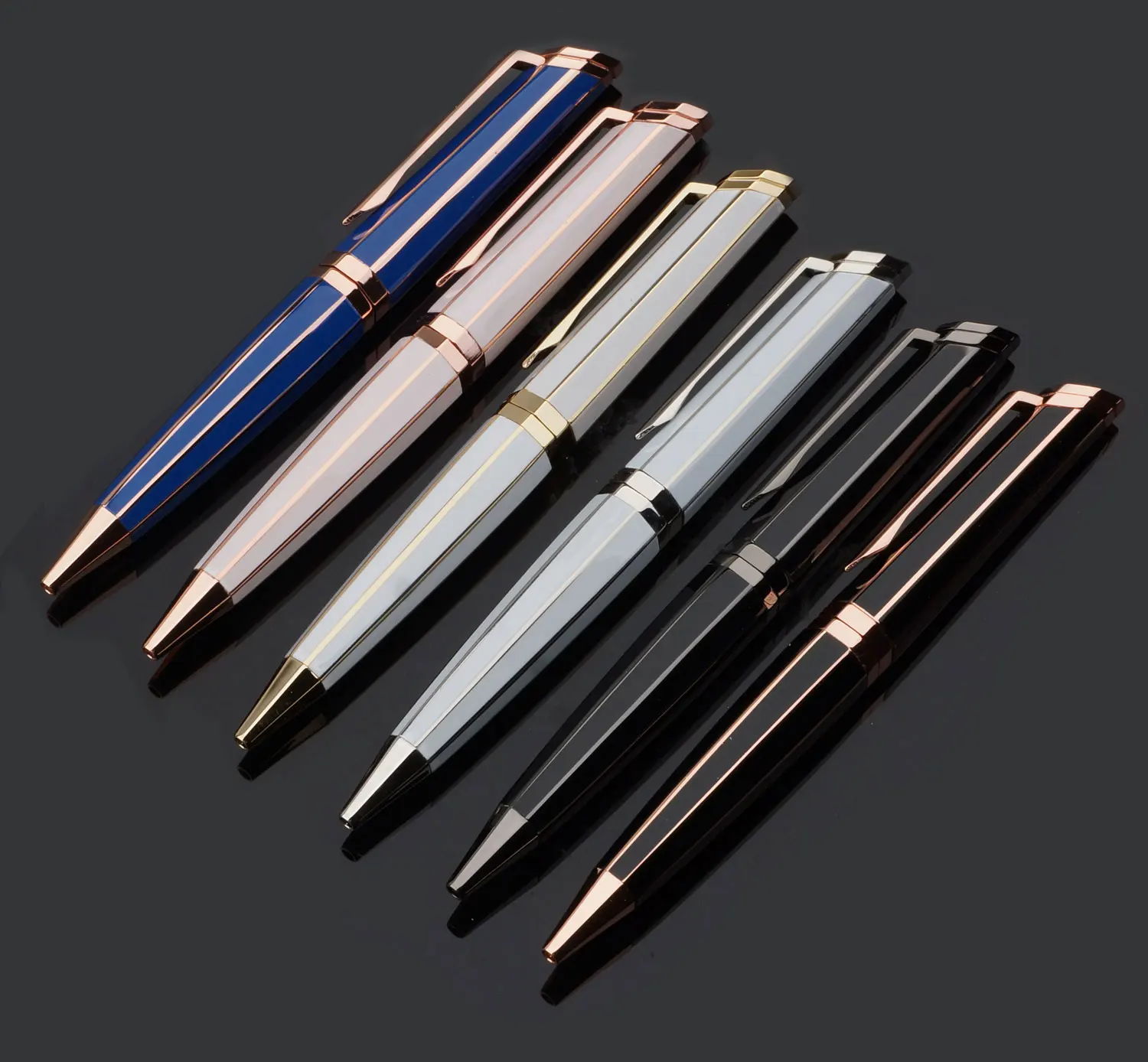 Excellent Design Metal Octagonal Ballpoint Pens Roller pens Custom Biros