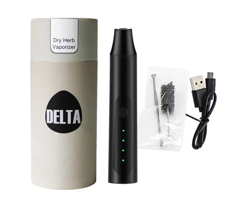 
2020 newest Delta mini dry herb vaporizer 2000mah huge power ceramic heating portable vape pen 