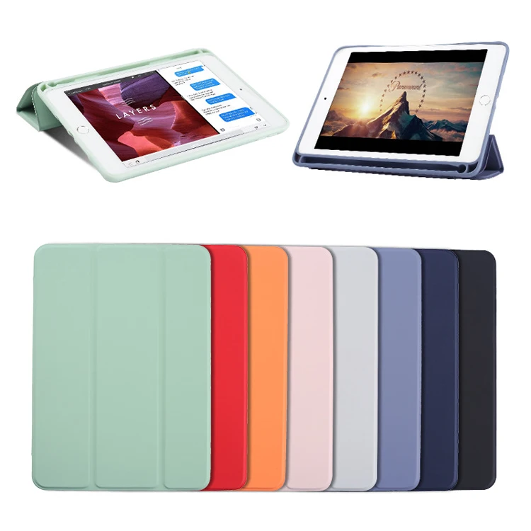 MRYES Wholesale Smart Folding Auto Sleep Full Cover TPU PU Leather Case For iPad Mini 5 6 iPad Air 3 4 5 iPad Pro 11 12.9 inch