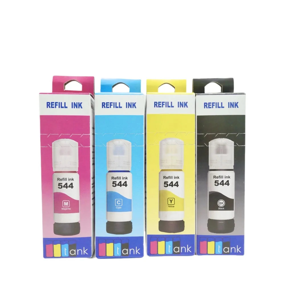 Factory direct sale Refill dye ink 544 for Epson L1110/l3110/l3150 printer