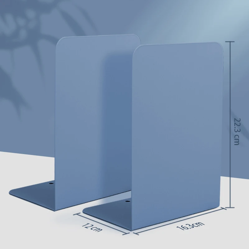 New Design Heavy Duty L Shaped Custom Decorative Strong Iron Bookends Holder Colorful Book Stand Metal Bookend Book Stand