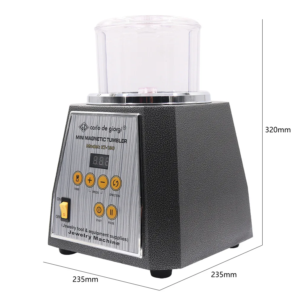 Factory Outlet Lasting Magnetic Tumbler Machine KT-130 Jewelry Cleaner Magnet Polish Machine
