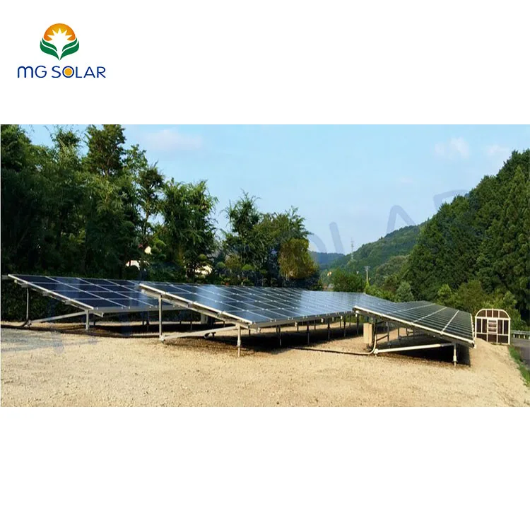 Large Scale Commercial Solar Panel Power Plant Ground Mounting Bracket Racking Structure Aluminum Ground Mounting System
