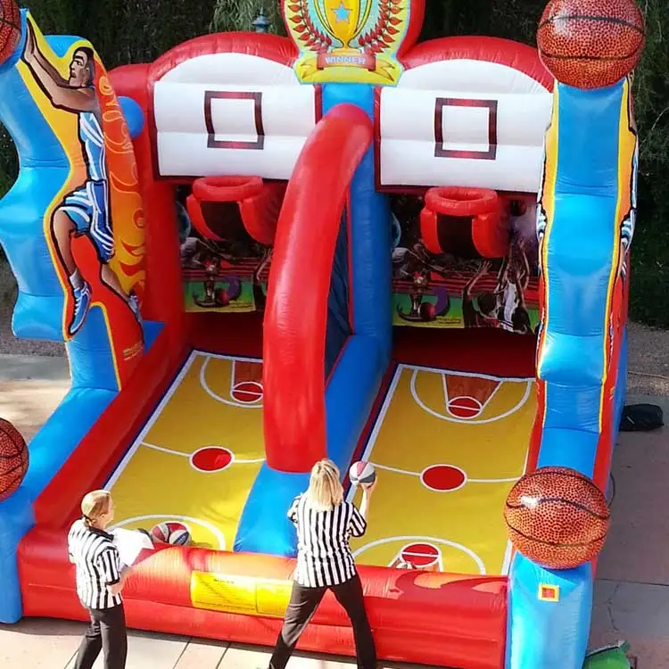 Shooting Stars Basket Ball Court Sport St Scoring Shootout Ips Kids Mini Pvc Hoop Basketball Inflatable Game