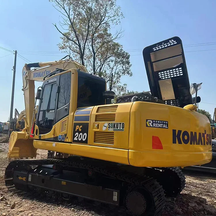 Экспортный PC200-8 Komatsu 20 тонн гидравлический гусеничный экскаватор PC200 для продажи