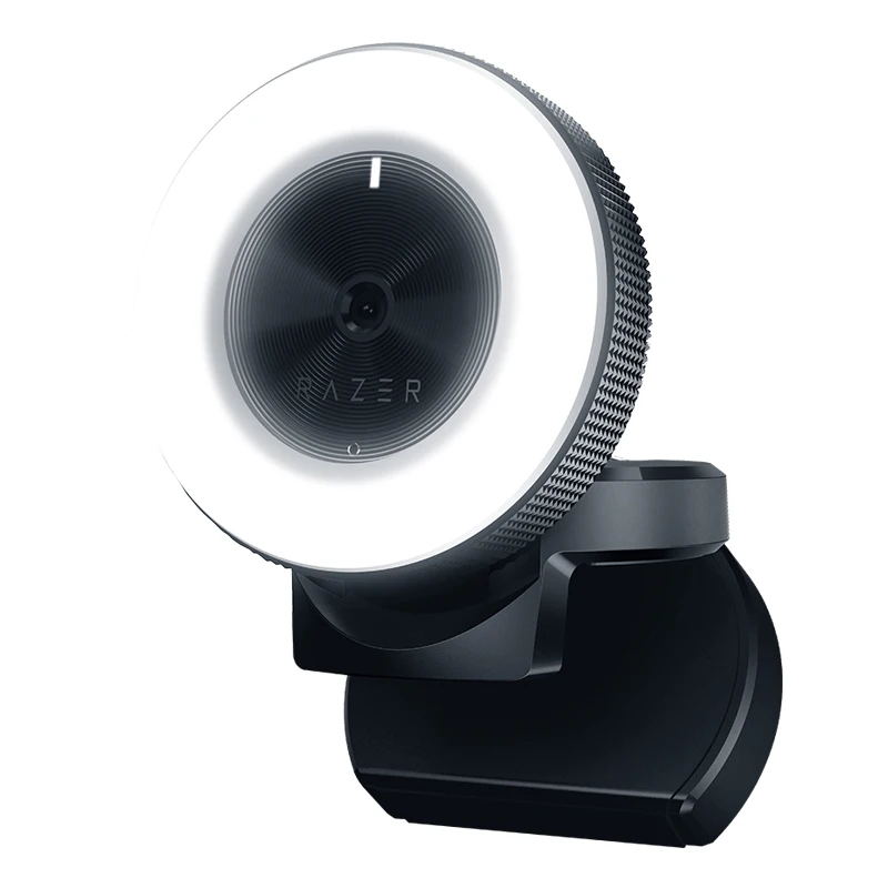 Original Razer Kiyo 1080P 4MP HD Desktop Streaming Camera Webcam with Multi-step Ring Light Lamp for Tik Tok