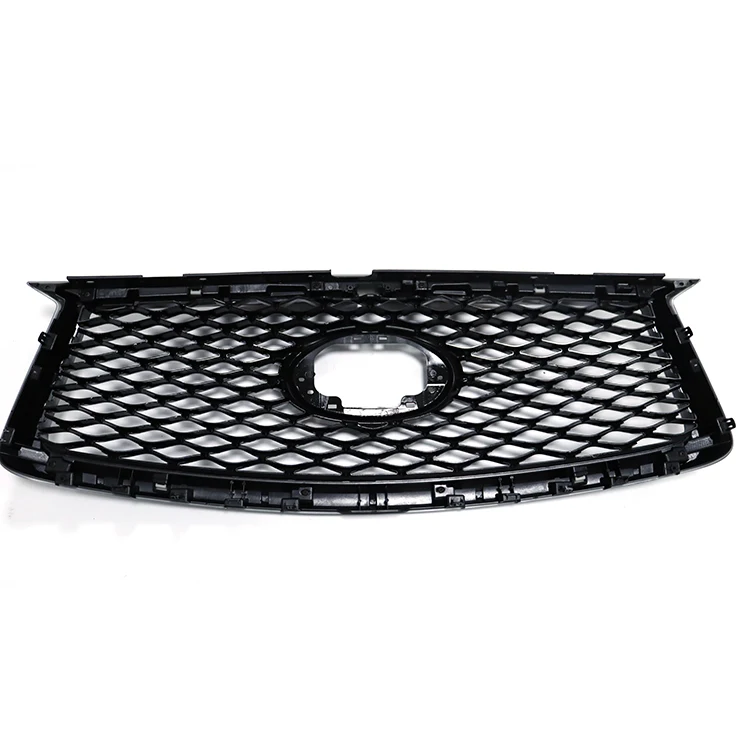 Car Body Kit Auto Parts Grille for Infiniti QX50 2018-2022 OE 62310-5NA3A Blk Gloss Black W/C Gloss Black Frame  W/C PDC Hole