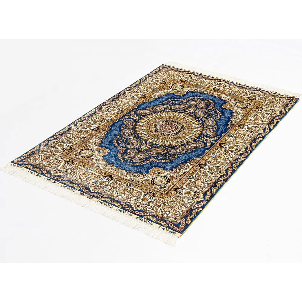 4X6ft Handmade chinese silk center carpets rug tapijten living room