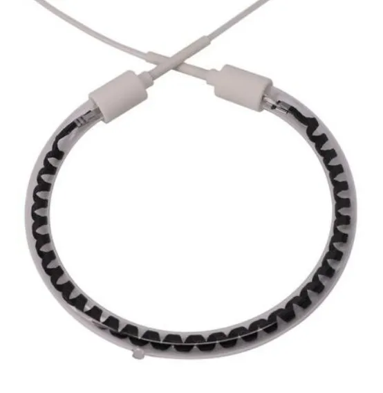 Factory wholesale carbon fiber shaped halogen lamp for cooking