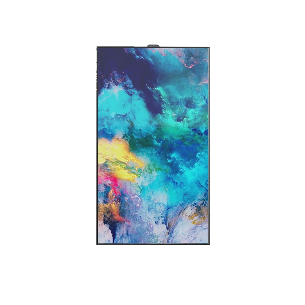 Super Narrow Bezel wall mounted ceiling hang 32 43 49 55 65 inch High Bright Display Shop Window Facing LCD Advertising Player