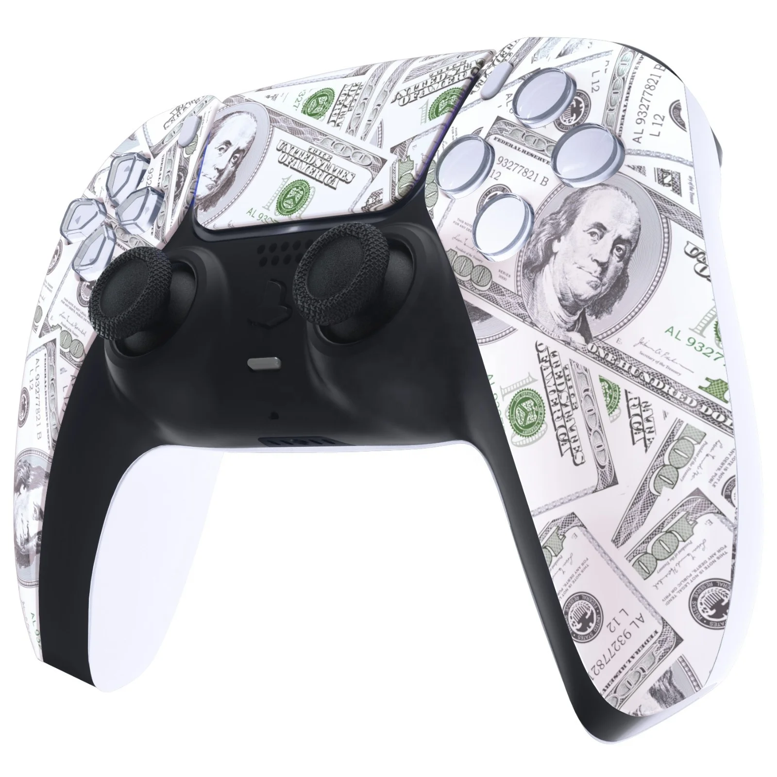 eXtremerate Replacement Skin Front Housing Shell Case Cover For PS5 Playstation5 Dualsense Controller