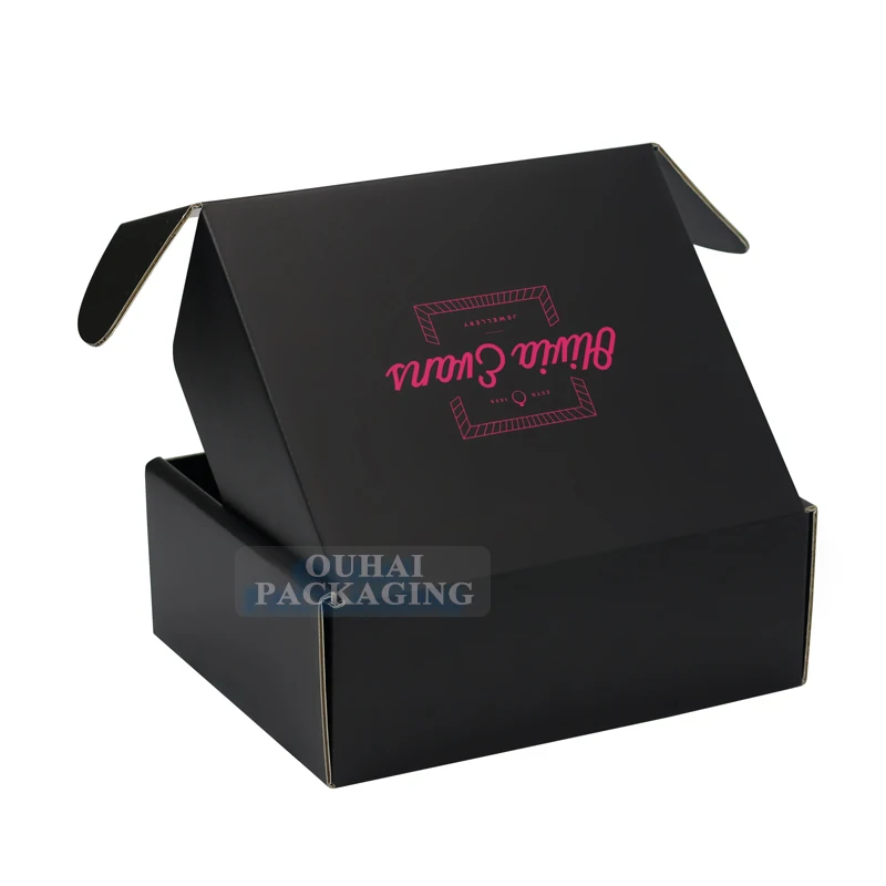 Custom Corrugated Paper Package Perfume Box and Bottle Packaging Shipping Boxes with Cardboard Insert Fixed Glass Product