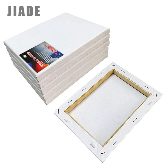High Quality 1.6cm wide*2.4cm high solid wood picture frame 6*8inch180g stretch canvas For Wholesale