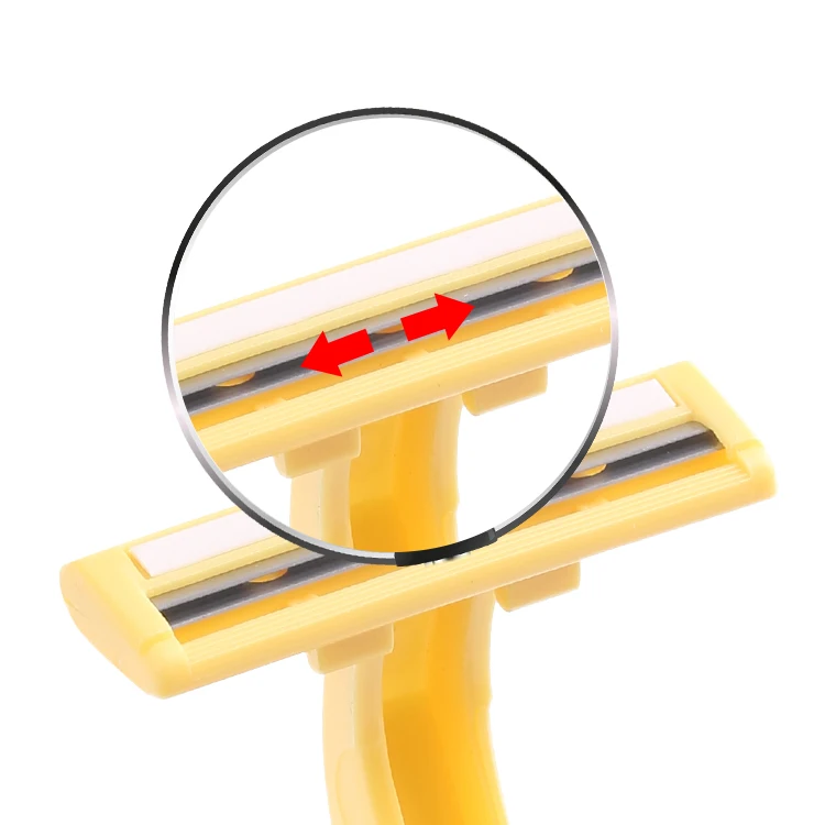 Hot Sale Men Disposable Sweden Stainless Steel Twin Blade Shaving Razor