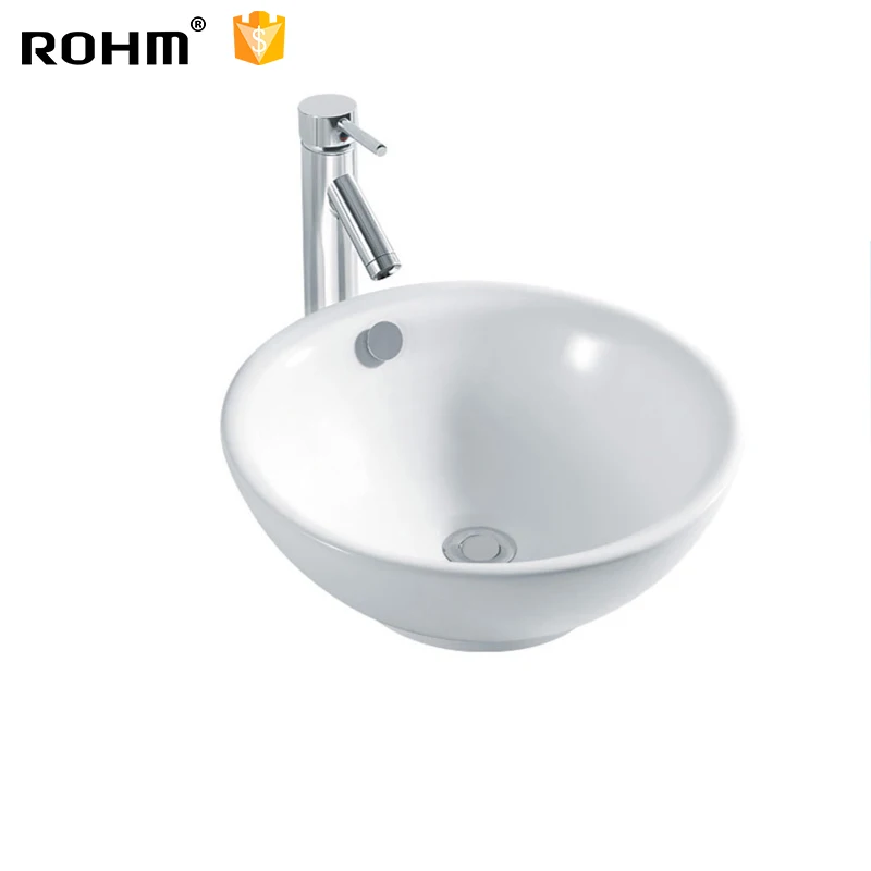 LM-202 высокое качество художественный Умывальник круглая белая керамическая ванная раковина для мытья рук современный стиль раковина