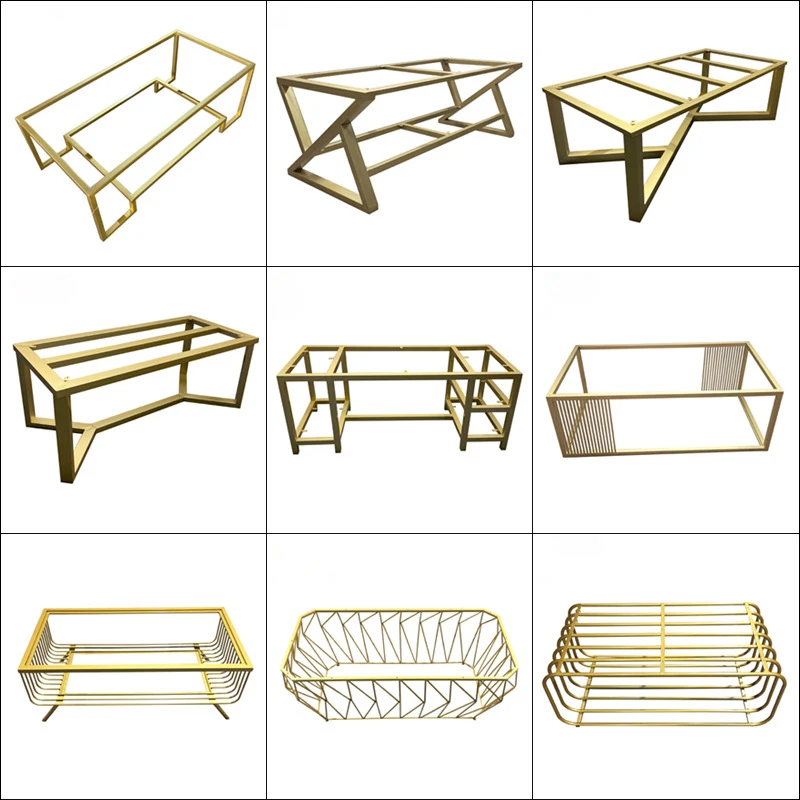 High quality furniture legs Black steel table legs Coffee table base Iron metal table legs price discount