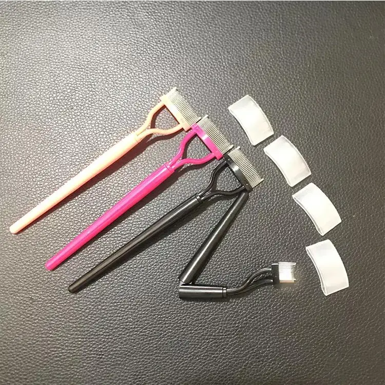 EC01 Eyelash Curler Beauty Makeup Lash Separator Foldable Metal Eyelash Brush Comb Mascara Curl Beauty Makeup Cosmetic Tool