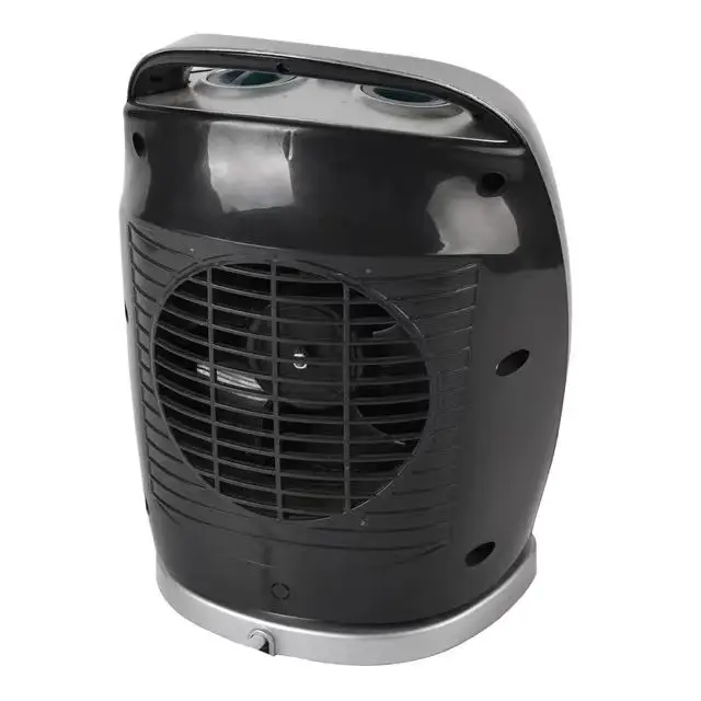 Portable Electric Space Heater with Thermostat, 1500W/750W Safe and Quiet Ceramic Heater Fan for Indoor Office Desk Use PTC-905
