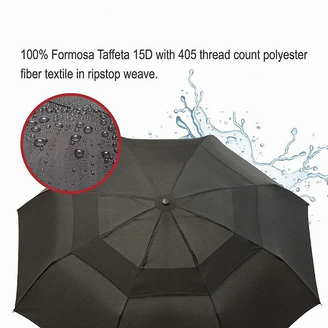 Windproof Compact Folding Small Umbrella for Car Heavy Duty Reinforced Fiberglass Frame Portable Windproof for Men Women Teenage