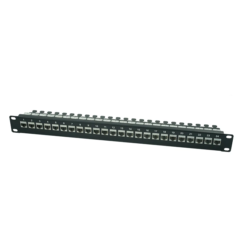 cat 6 FTP 24port  lan patch panel for networking rack cabinets