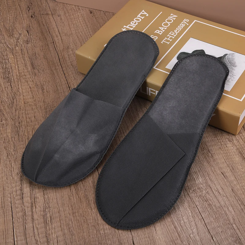 Cheap Degradable Non-slip Nonwoven Disposable Slippers For Hotel Room Guest And Spa