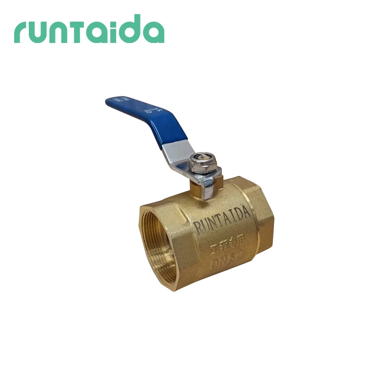 1/4 DN50 NPT BSPT two piece Brass Threaded Ends Full Bore Ball Valve