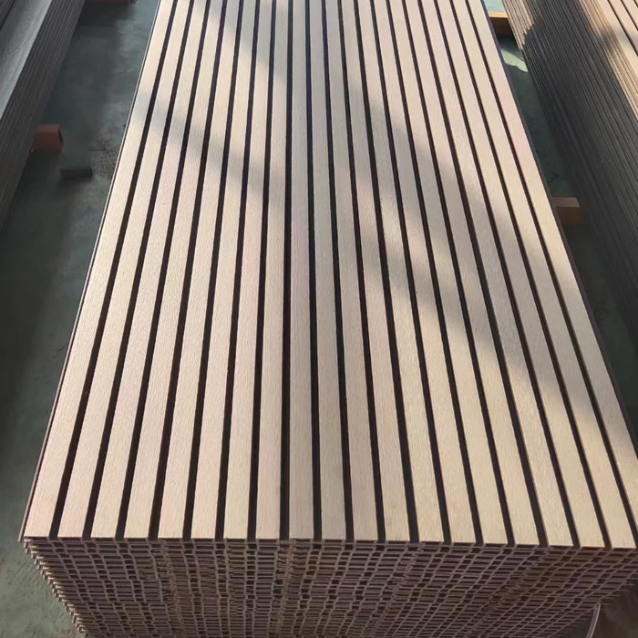 Composite wooden wpc yard slat fencing wood plastic privacy villa screen fence panel exterior wall cladding