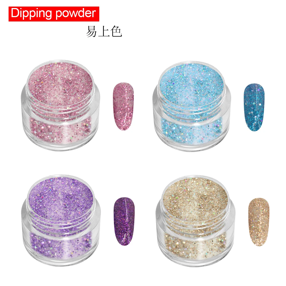 China Acrylic nail powder New 1000colors  organic nail dipping powder