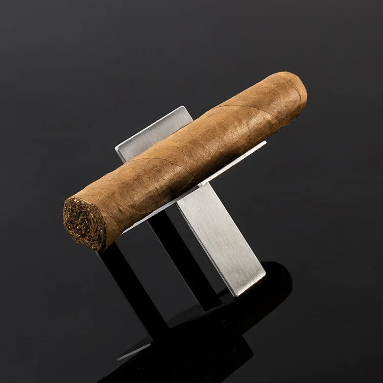 Foldable Pocket Stainless Steel Cigar Stand or Rest