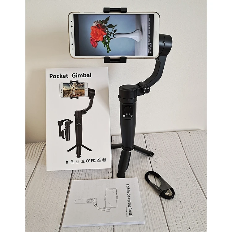 High Performance Stable Mobile Tripod Mobile Phone Gimble Handheld Celular Gimbal Stabilizer for Film Maker Video Vlog