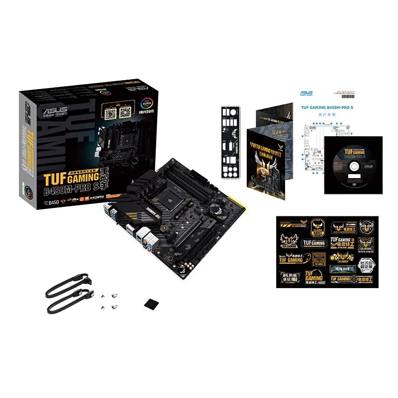 Как с нами TUF GAMING B450M-PRO S тяжелый наводчик материнская плата B450M PRO S поддержка AM4