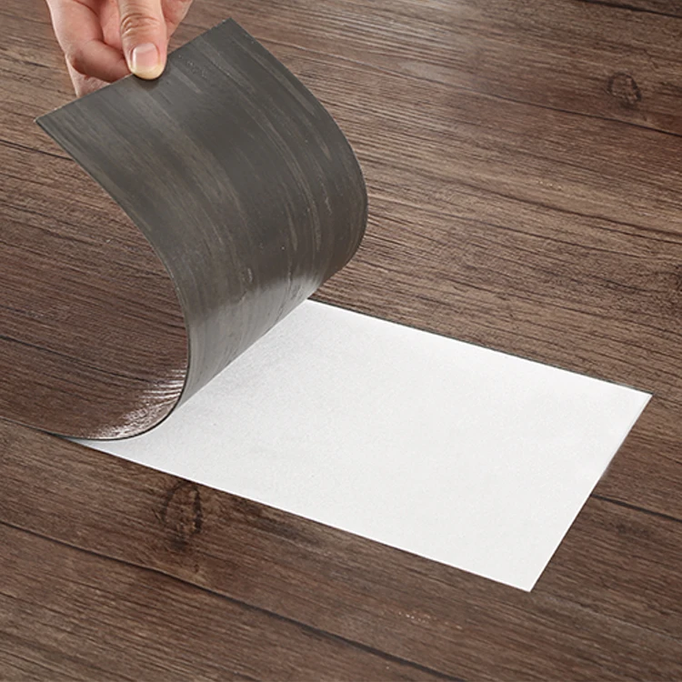 Wood Grain Design Pvc Abrasion Resistant Floor Self-Adhesive Decorative Self Adhesive Sticker