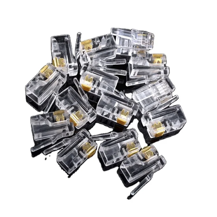 Industrial RJ45 modable home appliance telephone wire ups RJ11 4P4C cable