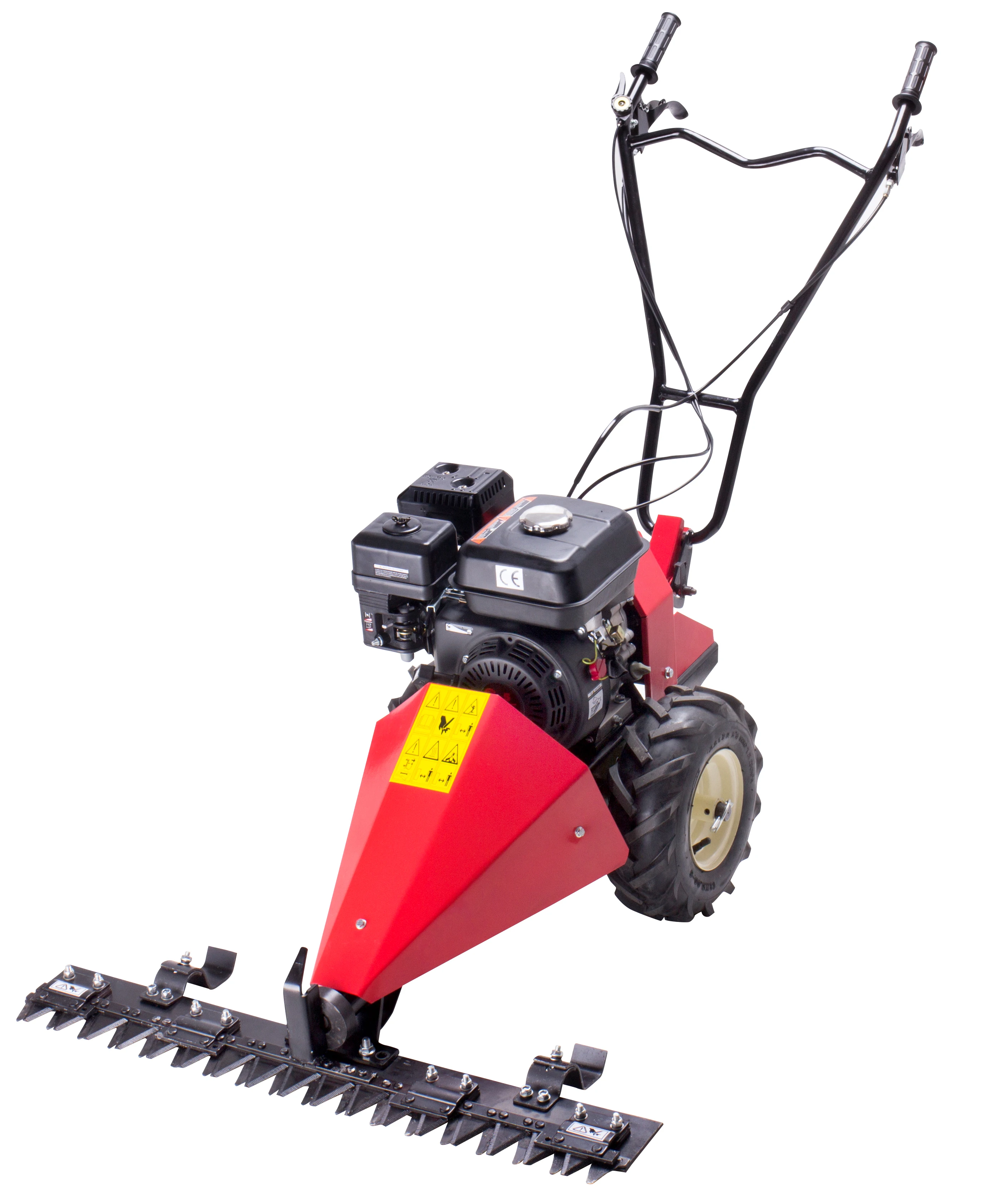 Industrial Grade 4-Stroke Petrol Lawn Mower Self-Propelled Feature 196cc Engine Displacement Cutting Steel Blade DIY Reel Mowers