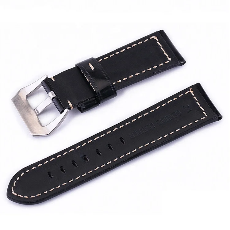 Outbreak vintage crazy horse leather retro watch band bracelet with buckle switch lugs for watches