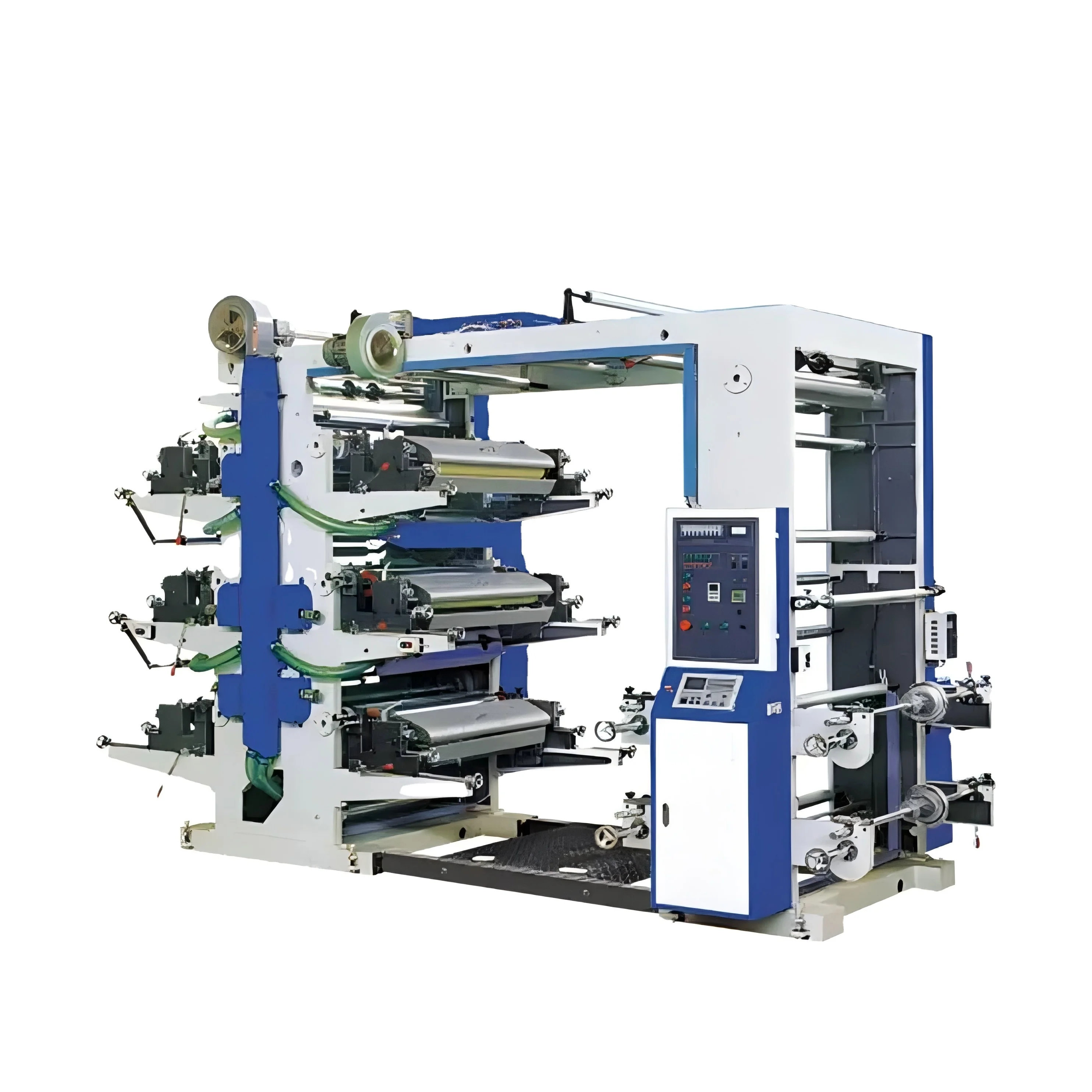 Tianyue Automatic Supermarket Flexographic Printers Six-Color Handbag & Plastic Bag Flexo Printing Machine