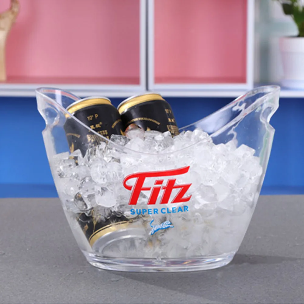 PS OEM rum plastic freeze buckets with handle