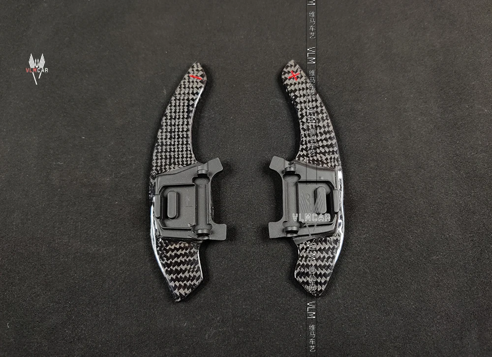 Carbon Fiber DSG Steering Wheel Paddle Extension Shifter Switch Shift for VW Golf GTI R Scirocco R20 R36 CC