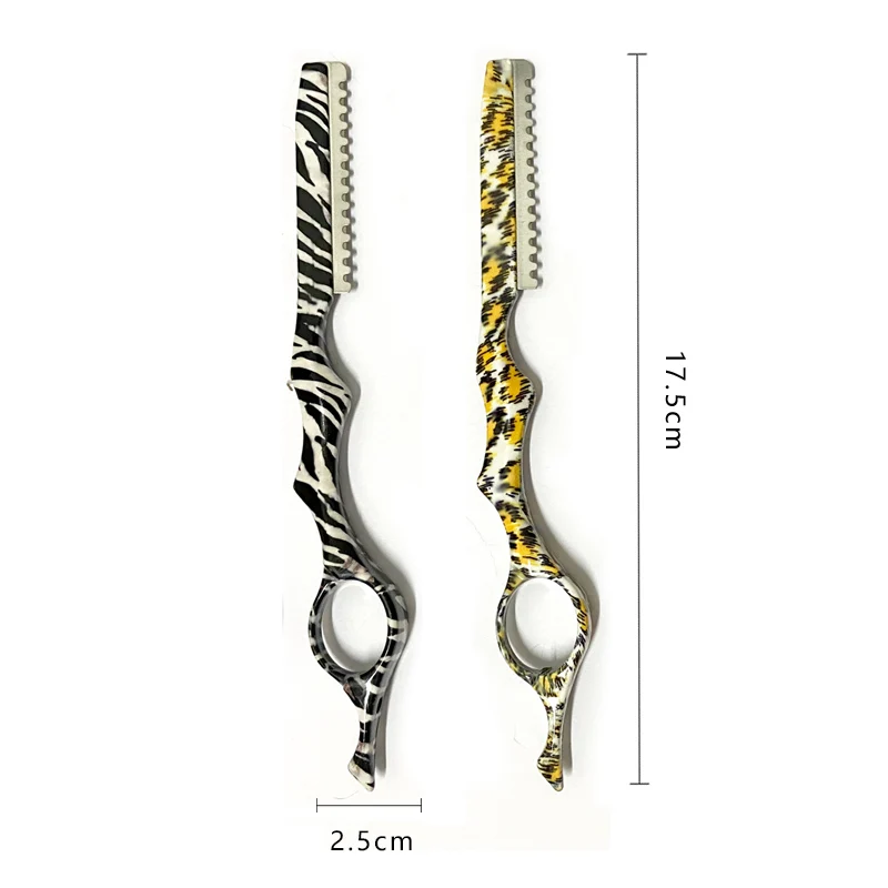 Stainless Steel Finger Handle Shaving Blade Knife Razor Best Safety Beard Folding Removal Straight Razor for Man