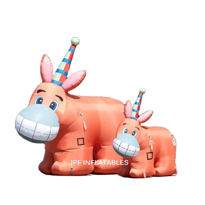 Custom made  inflatable donkey cartoon figure for advertising, Inflatable donkeys for outdoor event
