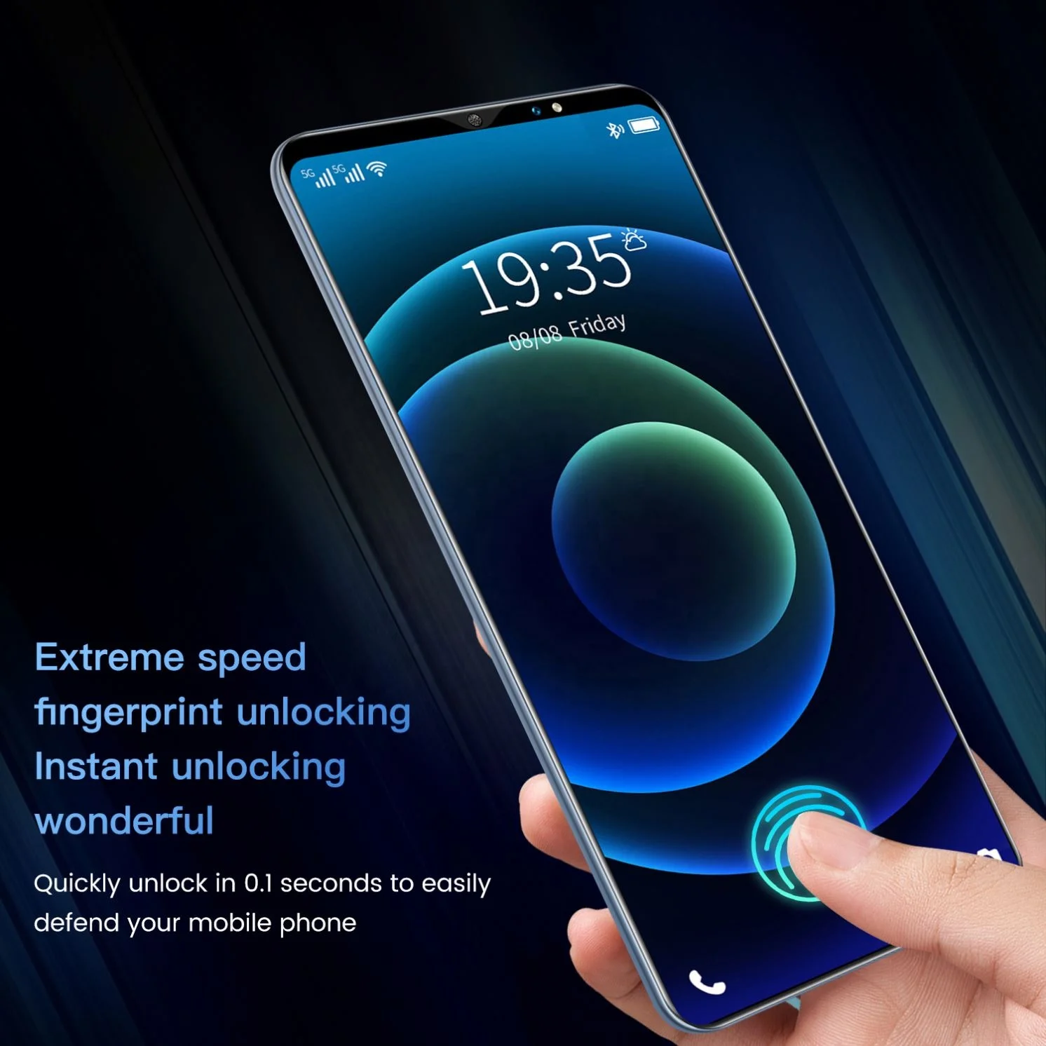 Сверхтонкий мобильный телефон Note30 mini с аккумулятором большой емкости, 5,5 дюймовый android смартфон 12 Гб ПЗУ черный/серый/золотой цвет дешево